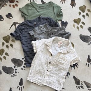 Old Navy Kids Short Sleeve Tees - Green, Navy, Gray, White